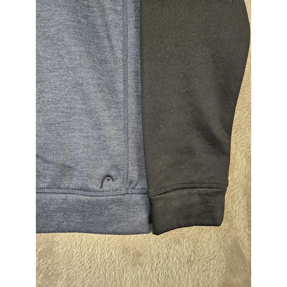 Head Hoodie Sweatshirt Full-zip Jacket Black Gray Orange Youth Size XL - Picture 5 of 10